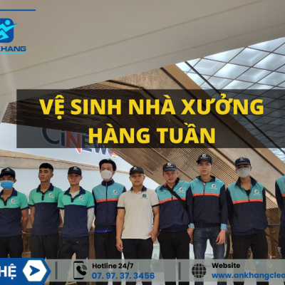 Dịch vụ vệ sinh nhà xưởng hàng tuần chuyên nghiệp Dịch vụ vệ sinh nhà xưởng hàng tuần chuyên nghiệp