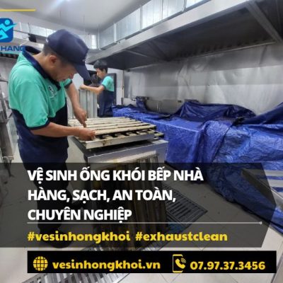 Vệ Sinh Đường ống hút khói - Dịch Vụ Chất Lượng